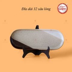 Đĩa Dài Sâu Lòng Ba Màu